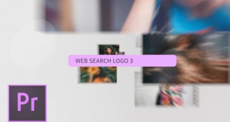 دانلود پروژه آماده پریمیر لوگو Web Search Logo 4