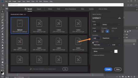 آموزش طراحی کارت ویزیت جلسه 2