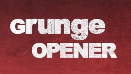 پروژه آماده پریمیر معرفی فیلم Grunge Opener