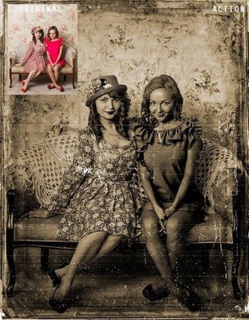 فتوشاپ قدیمی کردن عکس