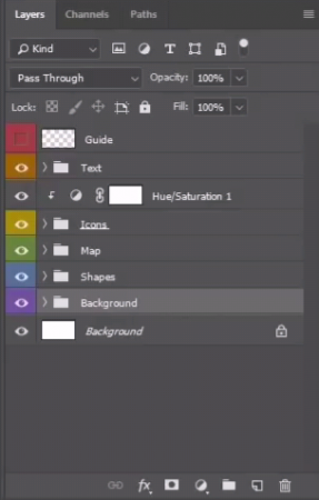 طراحی کارت ویزیت در فتوشاپ 3