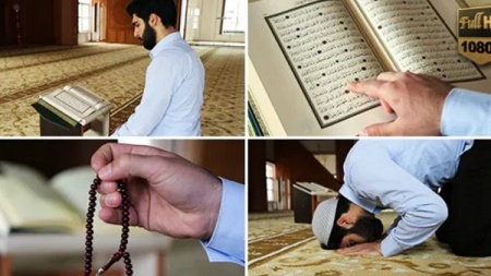 مجموعه فوتیج های مذهبی اسلامی نماز