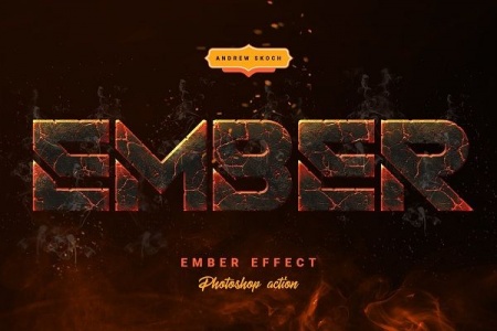 دانلود اکشن فتوشاپ ember