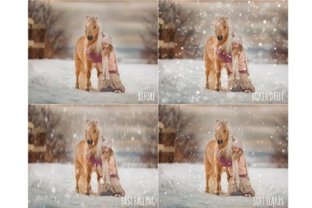 افکت برف برای ادیت عکس