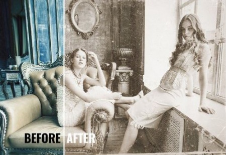 تکسچر قدیمی کردن عکس