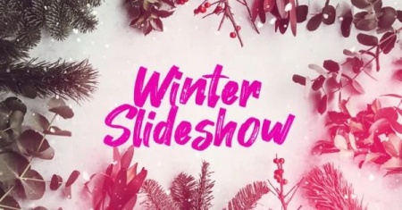 دانلود پروژه افتر افکت winter slideshow
