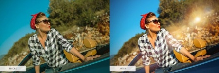 افکت نوری برای ادیت عکس