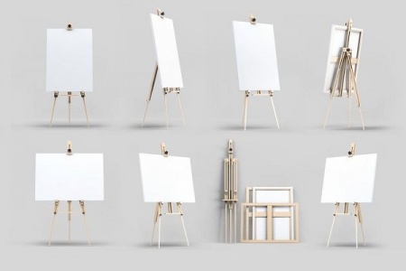 دانلود طرح لایه باز بوم نقاشی