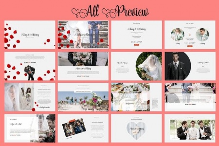 قالب پاورپوینت عروسی Wedding Presentation