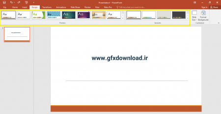 آموزش تصویری قالب پاورپوینت