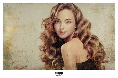 افکت آماده عکس golden patina