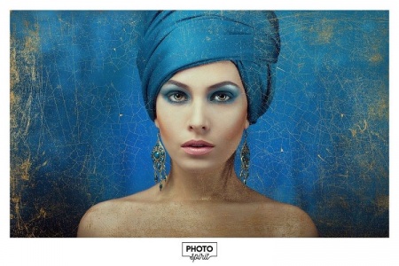 psd لایه باز افکت عکس فتوشاپ golden patina