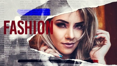 پروژه آماده افتر افکت اسلایدشو تصاویر کاغذ