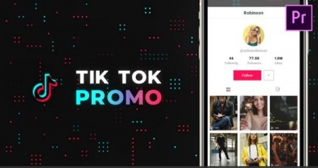 پروژه آماده تیزر تبلیغاتی پریمیر Tik Tok Promo