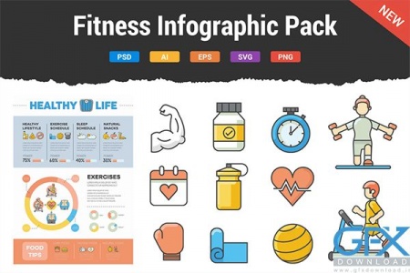 اینفوگرافی ورزش لایه باز