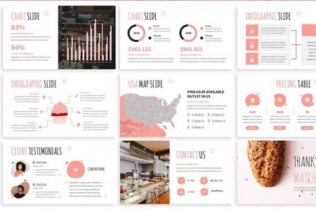 قالب پاورپوینت Cake