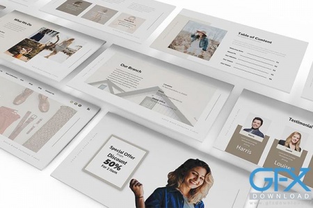 قالب آماده پاورپوینت معرفی محصولات فروشگاه