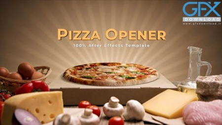 دانلود پروژه افتر افکت تیزر تبلیغاتی پیتزا