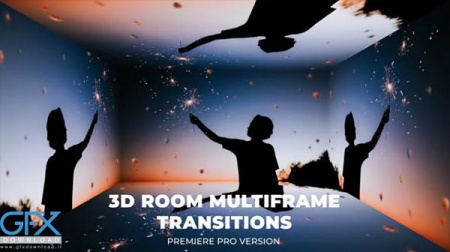 دانلود ترانزیشن پریمیر سه بعدی 3D Room Multiframe