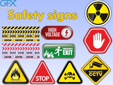 وکتور علائم ایمنی Safety Signs