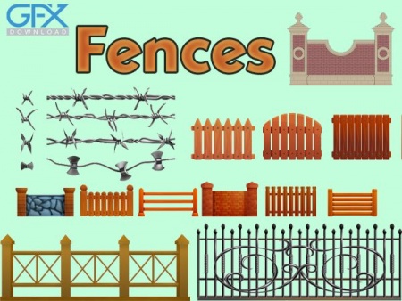 دانلود رایگان وکتور حصار Fence