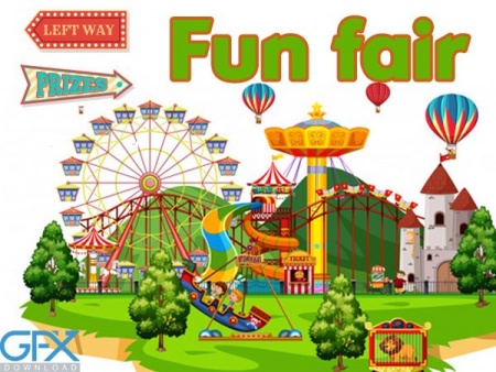 وکتور شهر بازی Fun Fair