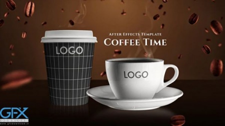 دانلود پروژه افتر افکت تیزر تبلیغاتی قهوه