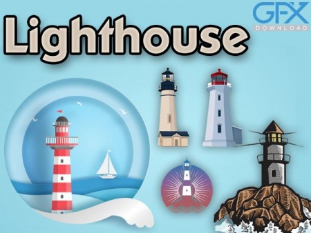 وکتور فانوس دریایی Lighthouses