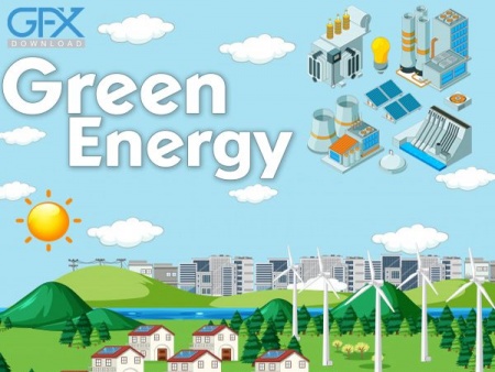 وکتور انرژی سبز Green Energy