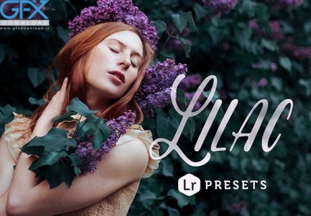 پریست لایت روم تنظیم رنگ عکس های فضای باز Lilac