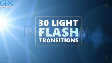 دانلود فوتیج ترانزیشن مجموعه نورهای فلش