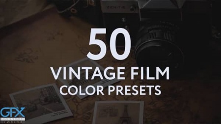 دانلود 50 پریست رنگ فیلم قدیمی پریمیر
