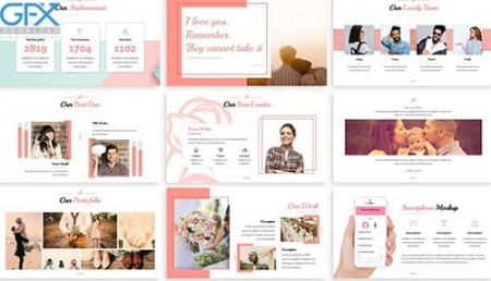 خرید قالب پاورپوینت ازدواج Atuda Wedding