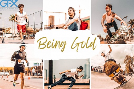 15 پریست رایگان لایت روم طلایی Being Gold