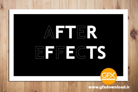 ساخت افکت متنی کاراکتر های تصادفی با افت