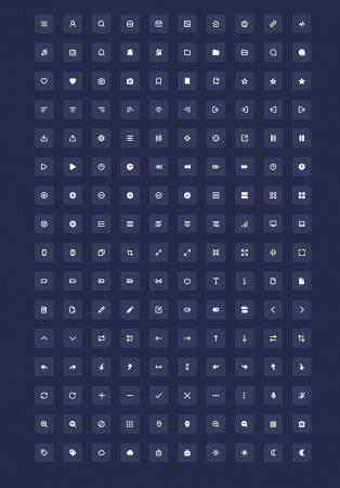 دانلود مجموعه 160 آیکون برای طراحی وبسایت و اپ موبایل