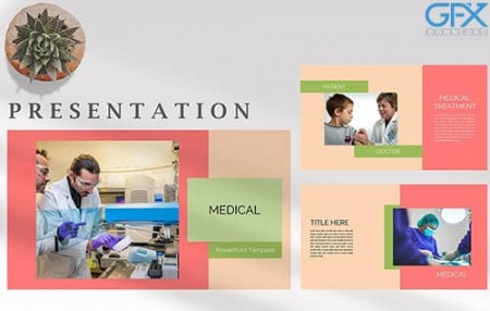 دانلود قالب آماده پاورپوینت با تم پزشکی medical center