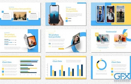 دانلود تم پاورپوینت Portfolio
