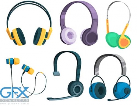 دانلود وکتور هدفون
