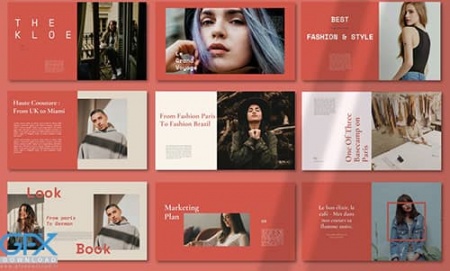 دانلود قالب پاورپوینت کاتالوگ فشن