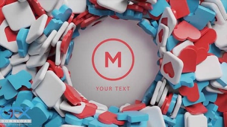 پروژه افتر افکت رایگان نمایش لوگو