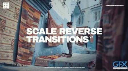 ترانزیشن آماده پریمیر Scale Reverse