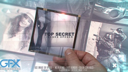پروژه افتر افکت اسلایدشو تبلیغاتی Top Secret