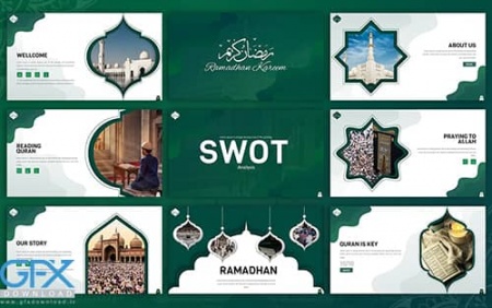 دانلود تم پاورپوینت ماه رمضان
