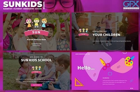 دانلود قالب پاورپوینت مهدکودک