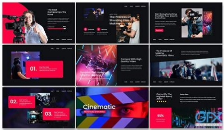 دانلود قالب پاورپوینت سینمایی