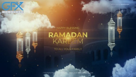 پروژه افتر افکت مذهبی معرفی متنی Ramadan Tile