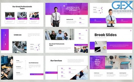 دانلود قالب پاورپوینت فناوری اطلاعات