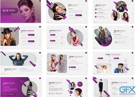قالب پاورپوینت آماده حرفه ای Agenzy