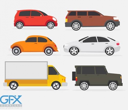 وکتور ماشین کارتونی